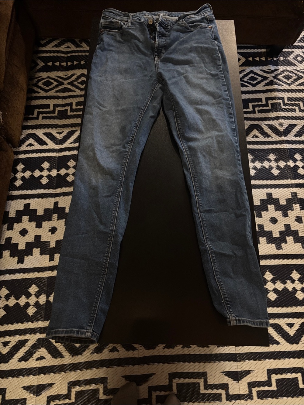 Old Navy Women's Rockstar super Skinny Jeans in Blue Wash